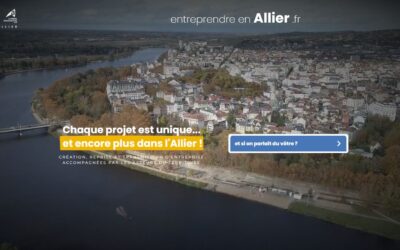 Web | Entreprendre en Allier.fr – Refonte de site