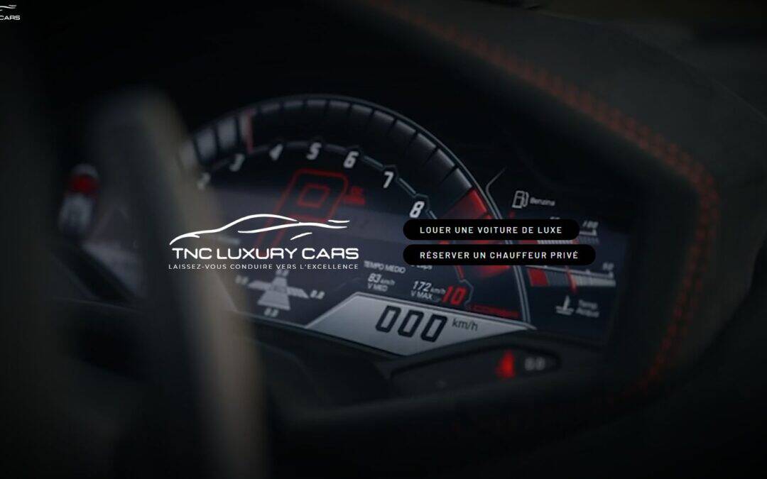 Web | Refonte de tncluxurycars.com — Location de voitures de prestige, SEO et SEA