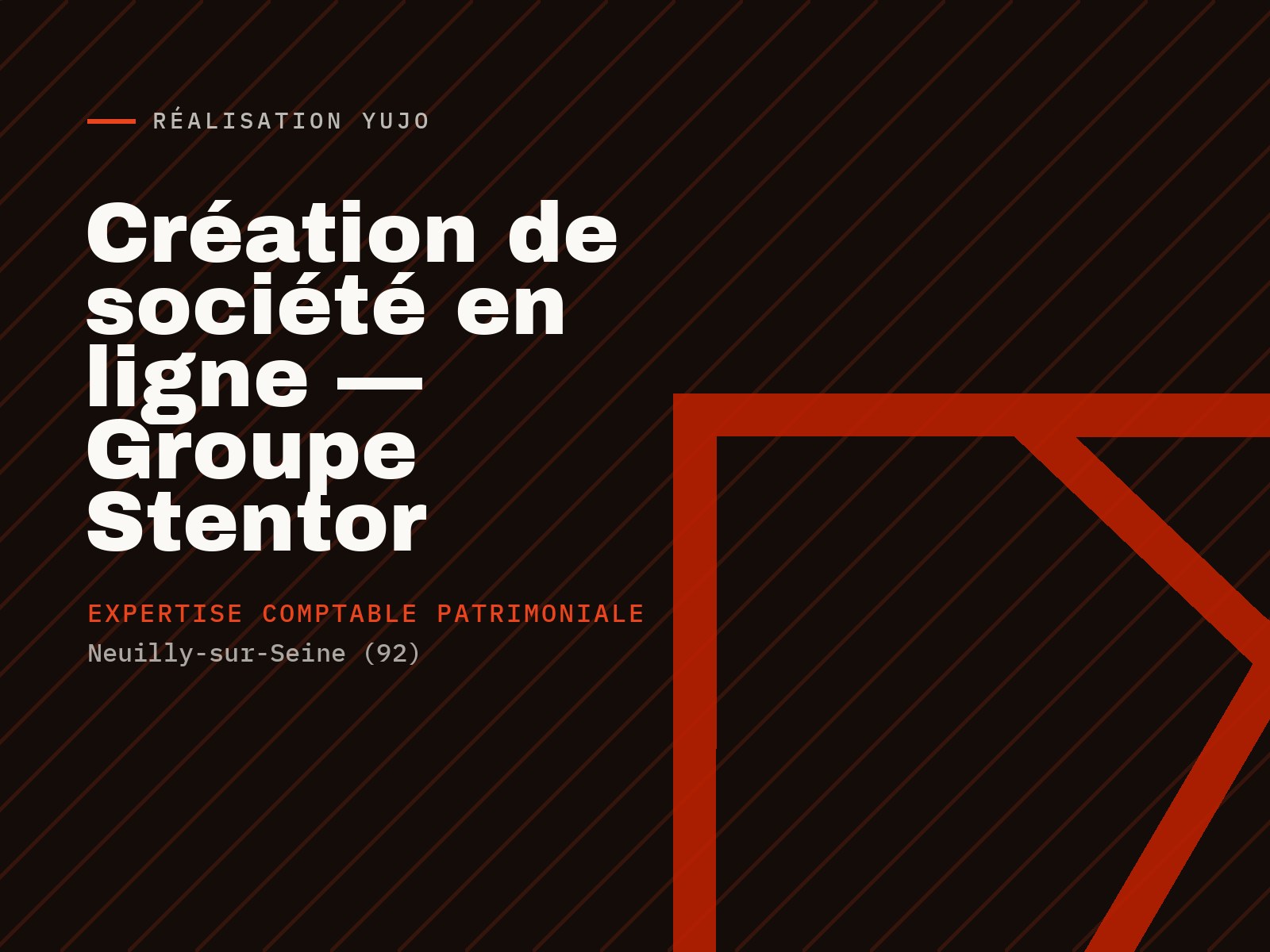 Création de société en ligne — Groupe Stentor